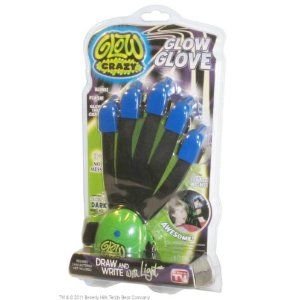 NEW GLOW CRAZY GLOW GLOVE - Draw & write with LIGHT!