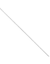 1.5 mm, Sterling Silver, Diamond-Cut Flat Snake Chain - 20 inch
