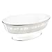 Kitchen & Housewares : Lenox Bellina Bone China Platinum Banded Open Vegetable Bowl