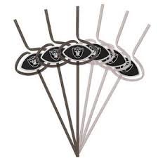 NFL Officially Licensed 6-pack Team Logo Sip Straws