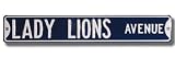 PENN STATE NITTANY LIONS LADY LIONS AVE AUTHENTIC METAL STREET SIGN (6 X 36)