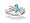 14K White Gold Genuine Marquise Blue Topaz and Diamond Bow Ring - Size 4