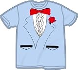 Light Blue Tuxedo T-Shirt