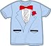 Light Blue Tuxedo T-Shirt