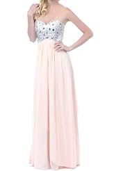 Ruched Chiffon Corset Empire   Waistline Evening Dress/Prom Dress 