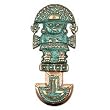 Copper wall adornment, 'Sacred Dagger' Copper wall adornment, 'Sacred Dagger'