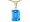 1.90 cts Genuine Emerald Cut Blue Topaz Pendant in 14k White Gold LIFETIME WARRANTEE