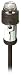 Innovative Lighting 560-2113-7 White LED Battery Navigation Stern Light with C & U Clamps