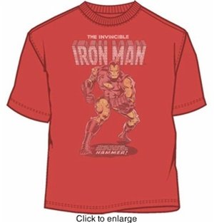 Marvel Comics T-Shirts The Invisible Iron Man – X-Large