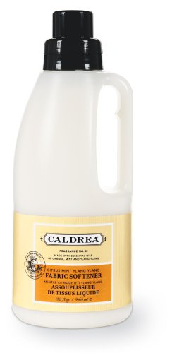 Caldrea Fabric Softener, Citrus Mint Ylang Ylang, 32-Ounce Bottles (Pack of 6) by Caldrea