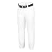 Buy Baseball & Softball - Rawlings Men's Youth Pants with Zip/Belt Loop - White (M)