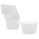Le Creuset Stoneware 4-3/4-Ounce 4-Piece Ramekin Set, White