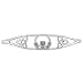 Sterling Silver Claddagh and Triquetra Cuff Bracelet
