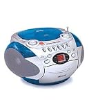 Portable CD Player/Cassette w/Analog Tuner - Blue