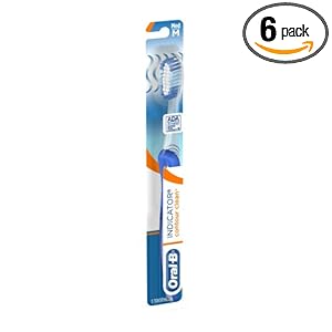 Oral-B Indicator 40 Medium Bristle Toothbrush (Pack of 6), Colors may vary Oral-B Indicator 40 Medium Bristle Toothbrush (Pack of 6), Colors may vary