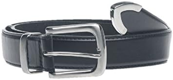 Big Mens Black Leather Belt Kingsize Plus Size 52 Waist Ks-3004