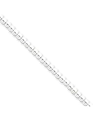 3mm, Sterling Silver, Beaded Chain, 16 inch