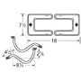 "Burner Asmby, Fig-8, Ss, 18 X 7.5; Arkla, Chg"