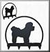 Bichon Frise 4 Hook Holder