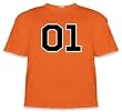 Dukes of Hazzard 01 General Lee T-shirt Orange
