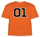 Dukes of Hazzard 01 General Lee T-shirt Orange