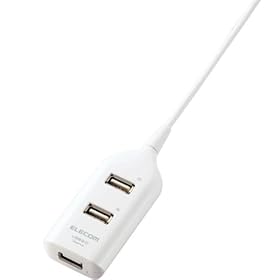 【クリックで詳細表示】ELECOM これハブ。 U2H-TAP1310BWH