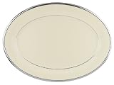 Lenox Solitaire 16-Inch Platinum-Banded Fine China Oval Platter