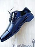 Tuxedo Shoes - Shine Cap Toe with Mat Finish Body by Perry Ellis