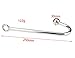 WJkuku® Stainless Steel Metal Butt Anal Plug Heavy Anus Hook Beads Toys Products