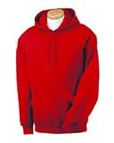 Fruit oftheLoom Basic Hooded Sweatshirt - True Red 16130 2XL [Apparel]