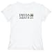 T-Shirt Woman White Elegant Flag 