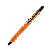 MONTEVERDE USA 9-in-1 Tool Liquid Ink Rollerball Pen in Orange – Multifunctional Pen with Stylus, Screwdrivers, Level, and Ruler – Exclusive Collection, Ideal Gift for DIY Enthusiasts