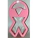 Pink Ribbon Awareness Fox Run Cookie Cutter