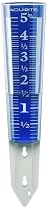 Chaney Instrument 5-Inch Capacity Easy-Read Magnifying Rain Gauge