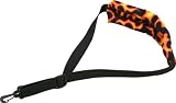 Perri s 1 Saxophone Strap with Plush Padding, Black