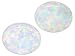 Jewelry : 12X10MM OVAL SYNTHETIC SOLID OPAL SET OF 2