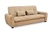 Furniture FX Urban Black Austin Convertible Sofa Sleeper Ivory, Microfiber