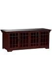 craftsman 60"w Four Glass-door Granite-top Lowboy