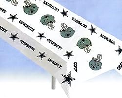 Dallas Cowboys Plastic Table Cover - Football Sports Merchandise