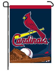 The St Saint Louis Cardinals MLB Baseball Garden Size Flag