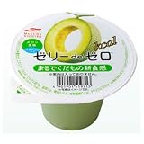 マルハニチロ ゼリーdeゼロ メロン風味ナタデココ入り 180g×24(6×4)個入
