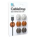 CABLE DROPS CABLE CLIPS, SET OF 6