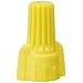 Morris Products 23384 Twisted Wing Connector, Type, Yellow, 18 - 10 Awg, max: 3 #12 min: 2 #18  Wire Combinations