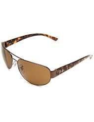 Ray-Ban Mens RB3448P 014 5763 Sunglasses,Brown Frame Brown Polarized Lens,One Size by Ray-Ban