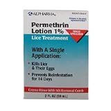 Permethrin Lotion 1% Lice Treatment Single Application by ALPHARMA - 2 Oz