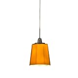 Buy American Fluorescent ATPLAMRB Estate LED Pendant, Oil-Rubbed Bronze with Amber... by American Fluorescent