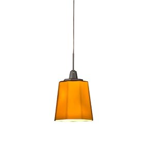 Buy American Fluorescent ATPLAMRB Estate LED Pendant, Oil-Rubbed Bronze with Amber... by American Fluorescent now!