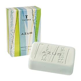 Thymes Azur Tripe Milled Bar Soap - 7 oz.
