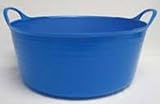 TubTrug SP15BL Shallow Blue Flex Tub, 15 Liter