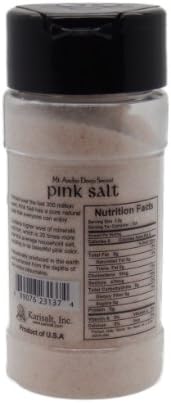 Mt. Andes Pink Mineral Salt(Fine Grind) 5.29oz bottle, Deep Secret Unrefined Salt, 100% Pure Natural Gourmet Salt